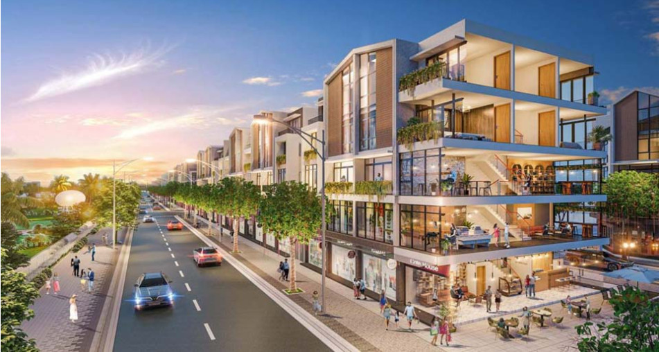 Shophouse phân khu Ánh Dương Vinhomes Ocean Park 3 The Crown